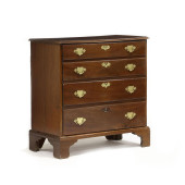 GEORGE III MAHOGANY BACHELOR'S