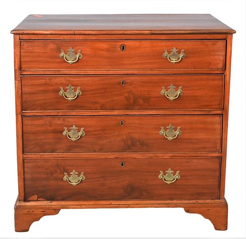 GEORGE III MAHOGANY BACHELOR'S