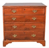 GEORGE III MAHOGANY BACHELOR'S