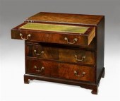 George III mahogany bachelor's