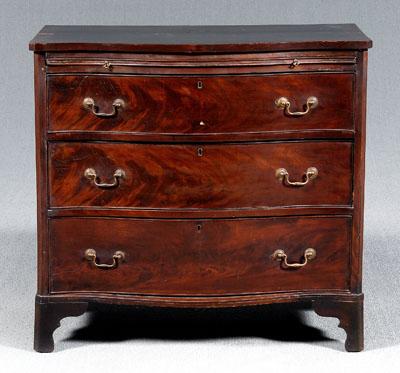 George III mahogany bachelor's