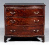 George III mahogany bachelor's