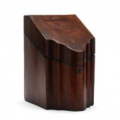 GEORGE III MAHOGANY BALLOT BOX