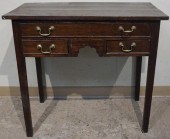 GEORGE III MAHOGANY BANDED OAK