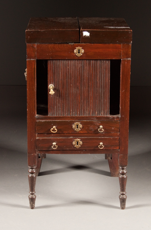 George III mahogany beau brummel