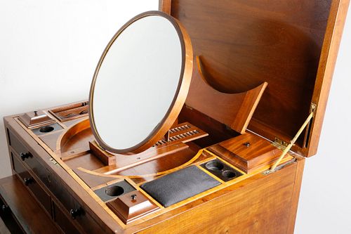 GEORGE III MAHOGANY BEAU