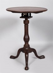 GEORGE III MAHOGANY "BIRDCAGE"