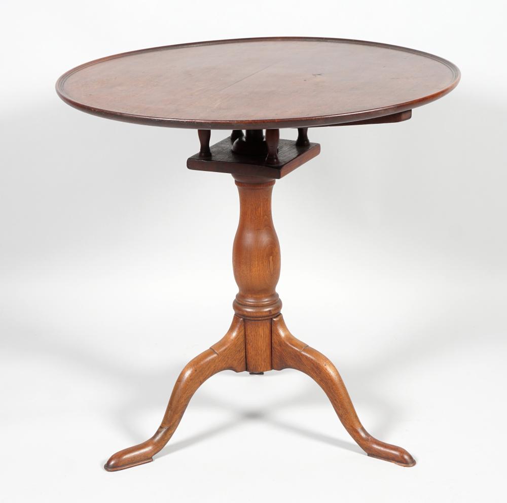 GEORGE III MAHOGANY BIRDCAGE