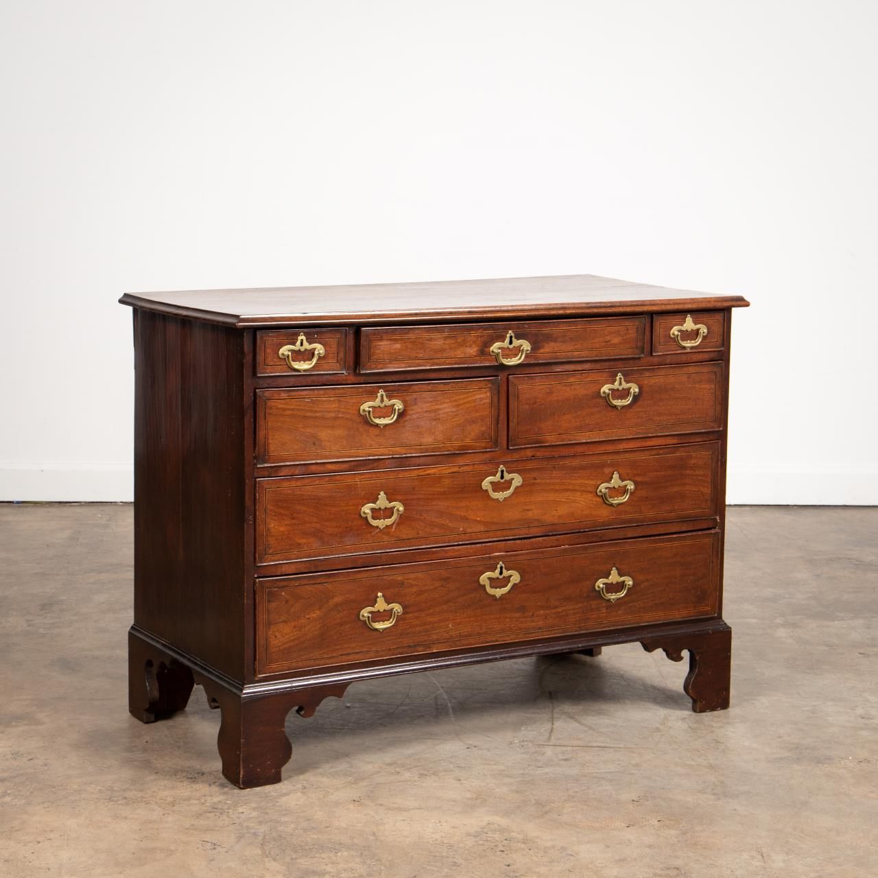 GEORGE III MAHOGANY BLANKET CHEST