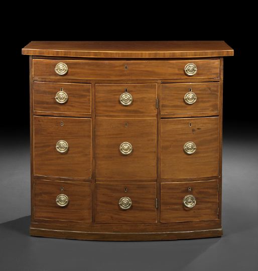 George III Mahogany Bowfront
