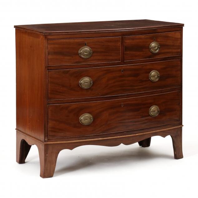 GEORGE III MAHOGANY BOWFRONT