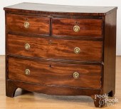 GEORGE III MAHOGANY BOWFRONT C