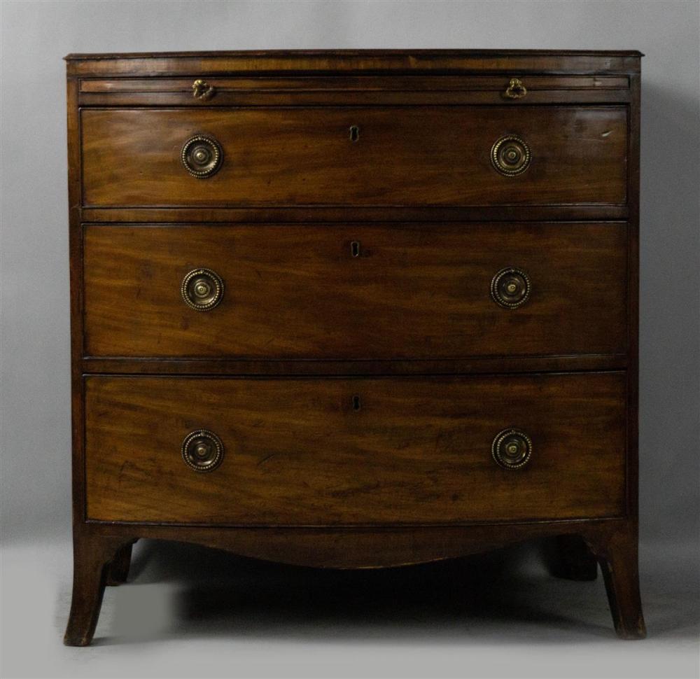 GEORGE III MAHOGANY BOWFRONT