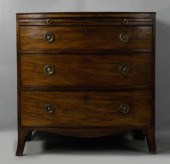 GEORGE III MAHOGANY BOWFRONT C