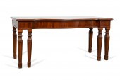 GEORGE III MAHOGANY BOWFRONT S