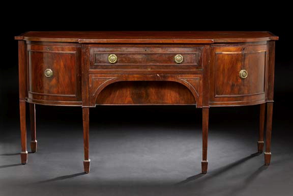 George III Mahogany Bowfront