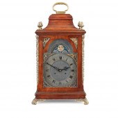GEORGE III MAHOGANY BRACKET CL