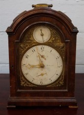 GEORGE III MAHOGANY BRACKET CL