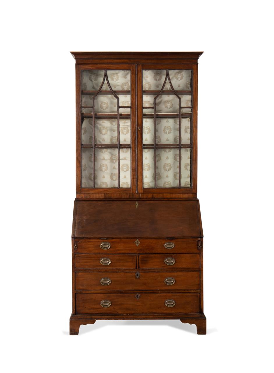 GEORGE III MAHOGANY BUREAU