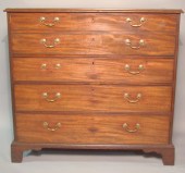 GEORGE III MAHOGANY BUTLER'S D