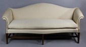 GEORGE III MAHOGANY CAMELBACK