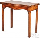 GEORGE III MAHOGANY CARD TABLE