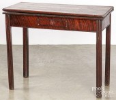 GEORGE III MAHOGANY CARD TABLE
