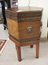 GEORGE III MAHOGANY CELLARET O