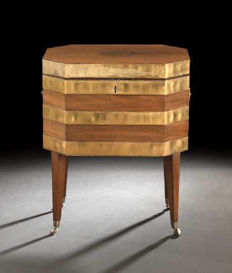 George III Mahogany Cellarette, 