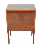 GEORGE III MAHOGANY CELLARETTE