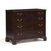 GEORGE III MAHOGANY CHEST OF D