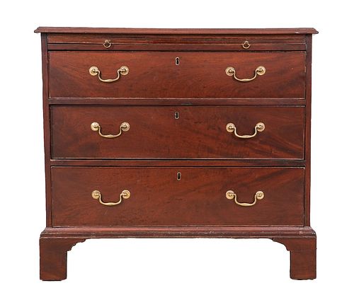 GEORGE III MAHOGANY CHESTGeorge III