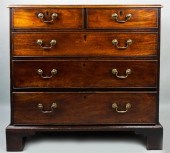 GEORGE III MAHOGANY CHESTGEORG