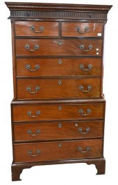 GEORGE III MAHOGANY CHESTGeorg