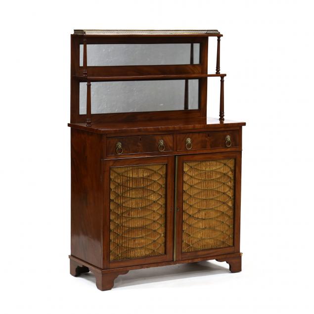GEORGE III MAHOGANY CHIFFONIER