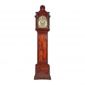 GEORGE III MAHOGANY CHIMING LO