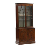 GEORGE III MAHOGANY CHINA CABI