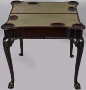 GEORGE III MAHOGANY CONCERTINA