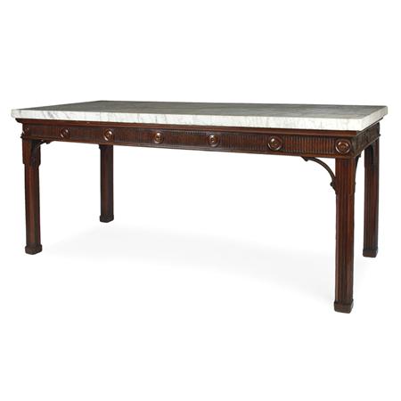 George III Mahogany Console 	 