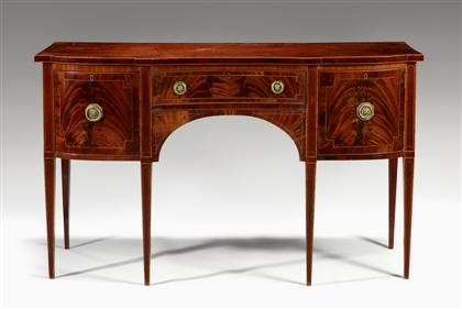 George III mahogany crossbanded and