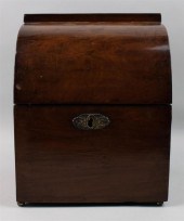 GEORGE III MAHOGANY DECANTER B