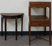 GEORGE III MAHOGANY DOUBLE FOL