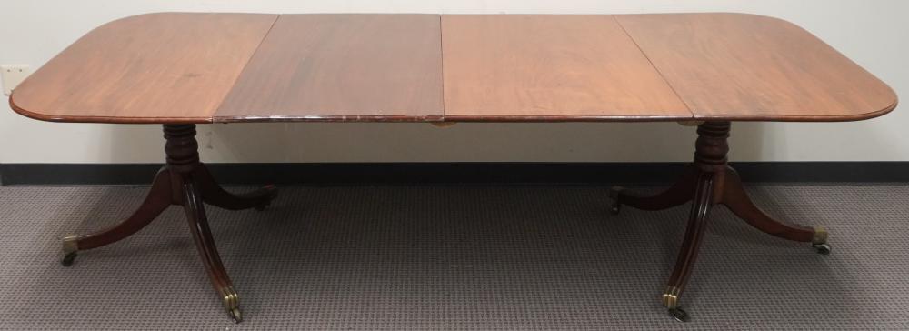 GEORGE III MAHOGANY DOUBLE PEDESTAL