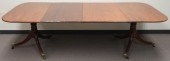 GEORGE III MAHOGANY DOUBLE PED