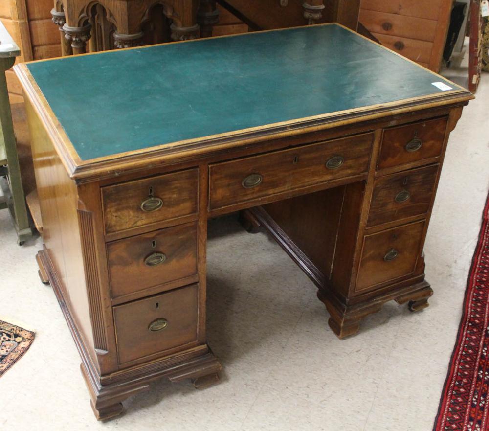 GEORGE III MAHOGANY DOUBLE PEDESTAL