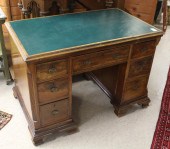 GEORGE III MAHOGANY DOUBLE PED