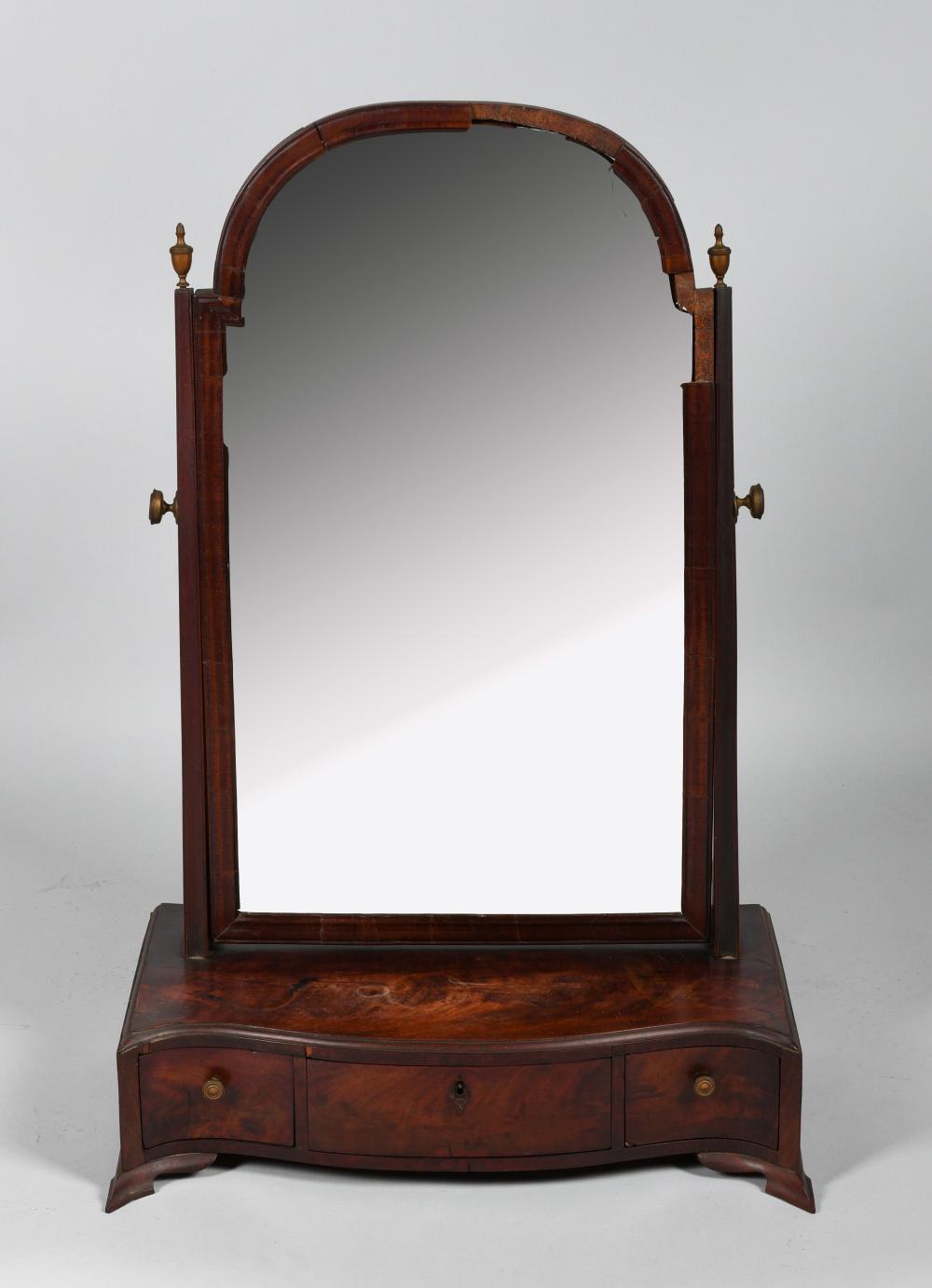 GEORGE III MAHOGANY DRESSING