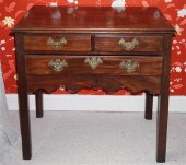 GEORGE III MAHOGANY DRESSING T