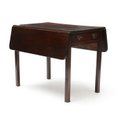 GEORGE III MAHOGANY DROP LEAF