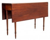 GEORGE III MAHOGANY DROP-LEAF